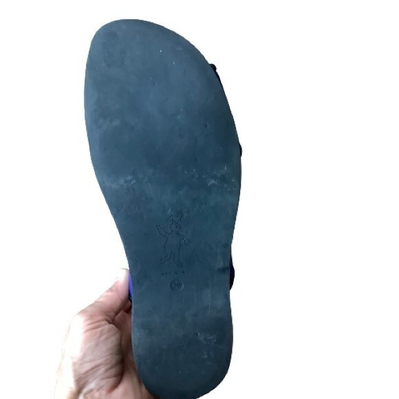 Marni Blue Color Block Neoprene Sandals Summer Bright Travel Comfortable Size 6 - Picture 9 of 12